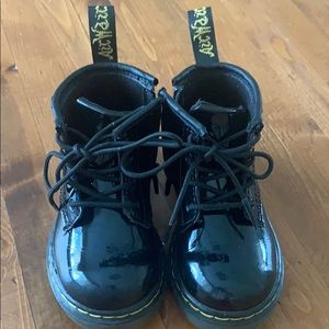 Toddler size 6 patent Dr. Martens